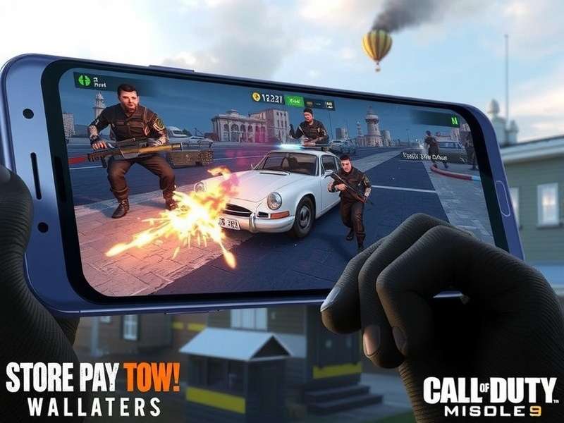 Call of Duty Mobile gameplay showcasing in-game store and currency CP