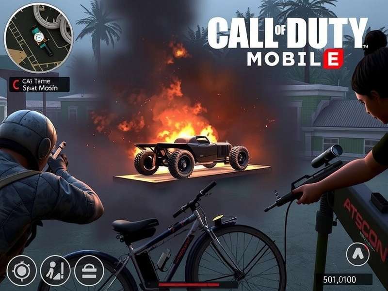 Call of Duty Mobile intense multiplayer gameplay on a smartphone