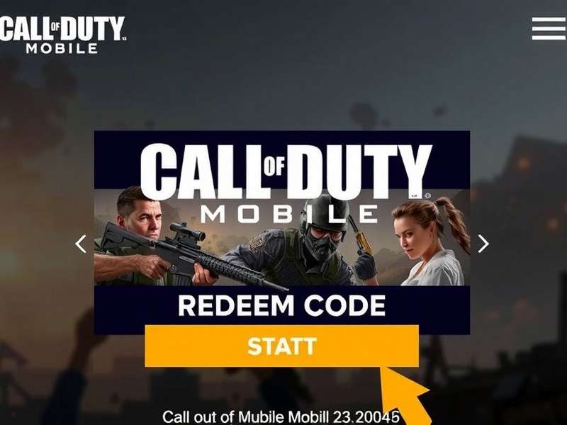 Call of Duty Mobile Redeem Codes Interface