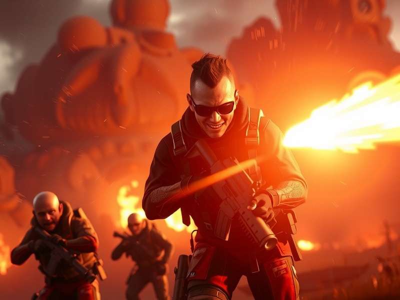 Call of Duty Mobile squad engaging in intense multiplayer combat on Standoff map