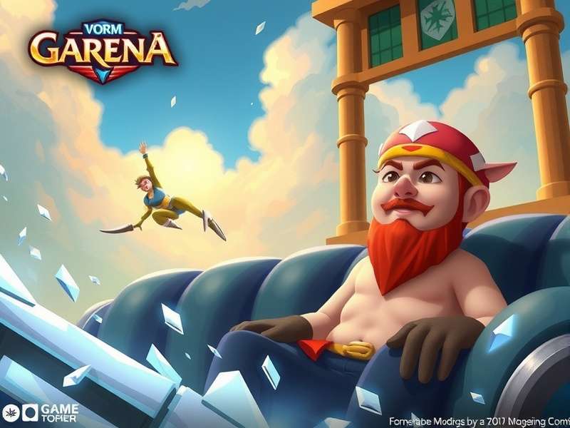 Screenshot of an exclusive Garena CODM event featuring a unique weapon skin