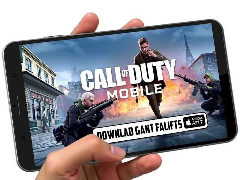 Call of Duty Mobile gameplay on Fire Tablet