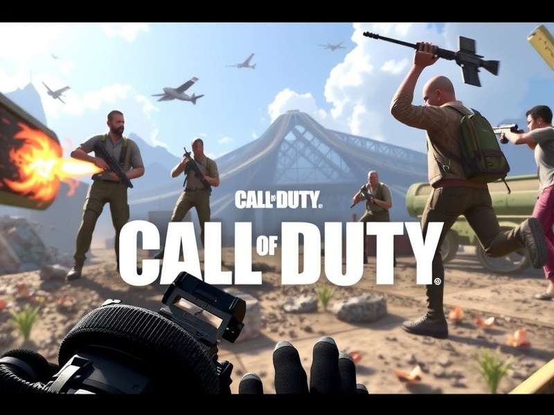 Call of Duty tactical squad operation in progress