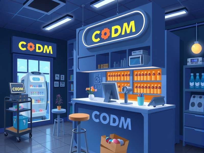 Visual representation of Call of Duty Mobile store interface showing COD Points and items