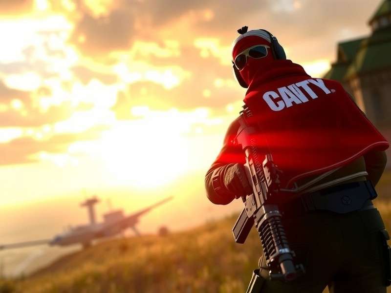 Call of Duty Game intense multiplayer action scene with Indian players