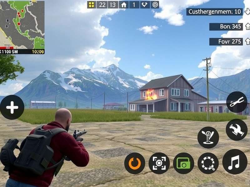 Call Of Duty Mobile gameplay screenshot showing Battle Royale mode with Indian players