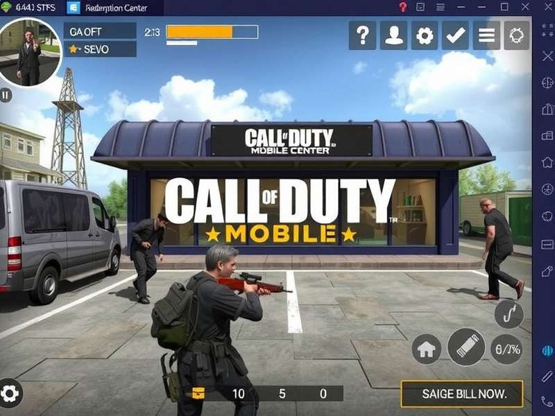 Call of Duty Mobile Redemption Center interface showing redeem code input and rewards