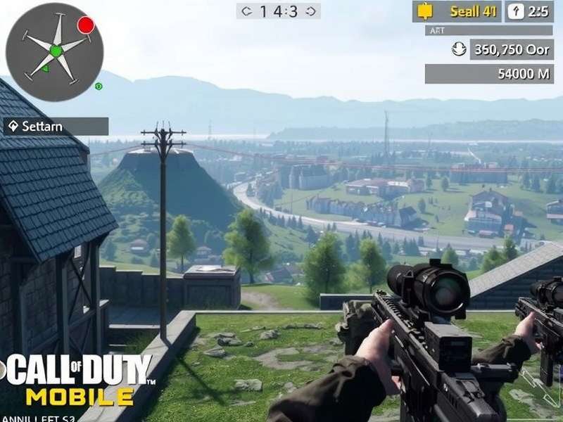 Call Of Duty Mobile on PC screen with controller and keyboard setup